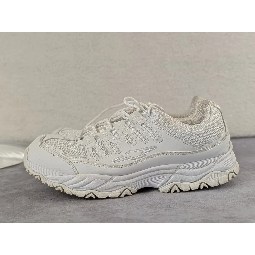 Avia Womens White Mesh Chunky Sneakers WMAV21ES042L Size 11 Athletic Shoes
